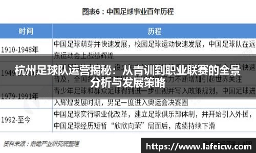 杭州足球队运营揭秘：从青训到职业联赛的全景分析与发展策略